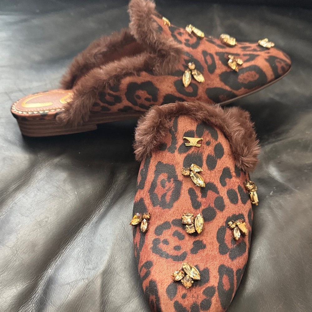 Leopard print mule circus Sam Edelman size 9